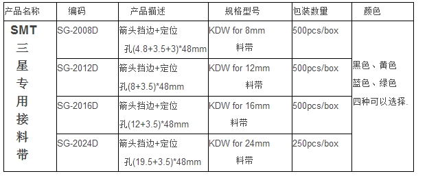 三星专用接料带